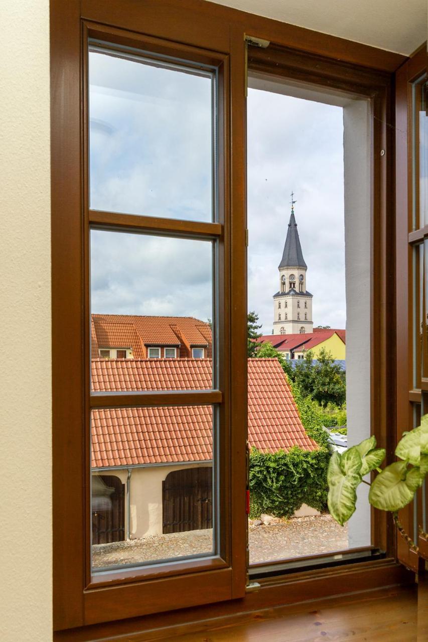 Burgschänke&Herberge Goldener Löwe Bad Düben Exterior foto